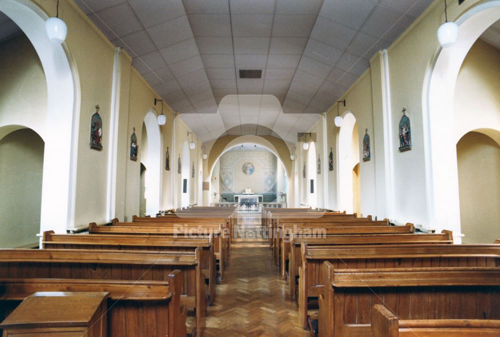 Church of Jesus, Mary and Joseph, Nazareth House, Priory Street, Lenton, 1986