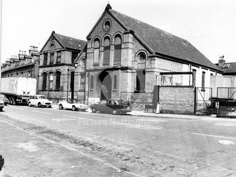 Methodist Chapel Kings Meadow Road, Meadows, 1974.