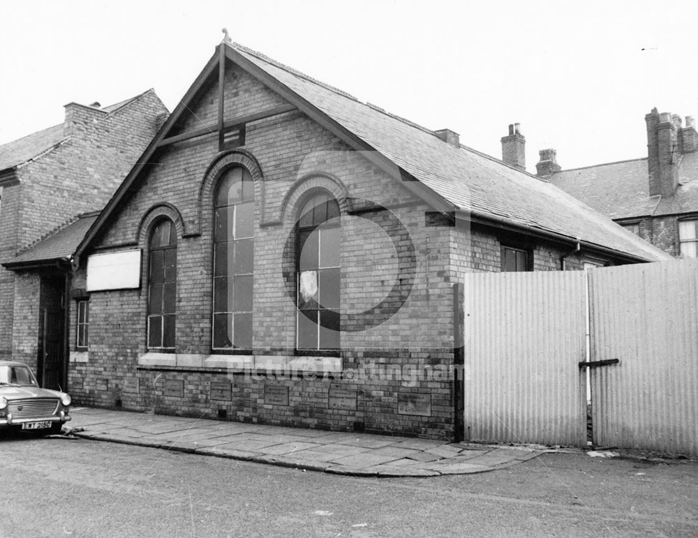 Methodist Mission, Selhurst Street, Hyson Green, 1973