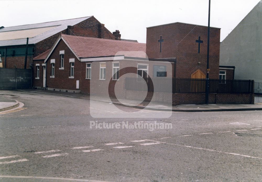 Full gospel revival central, Bathley Street/Lamcote Grove, Meadows, 1986