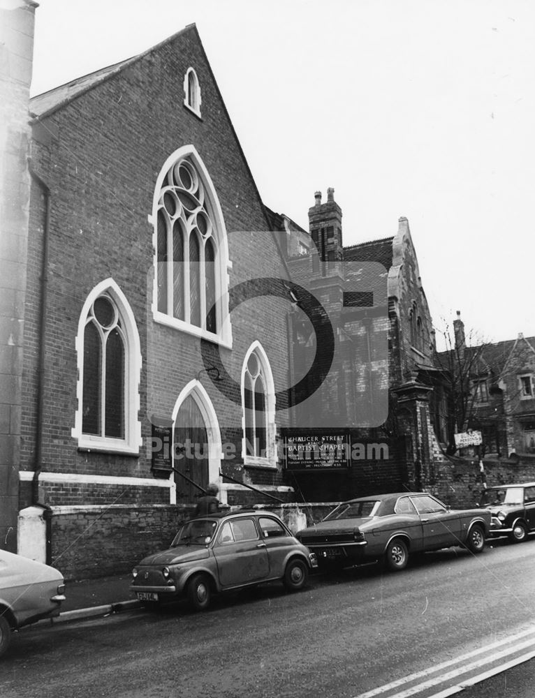 Strict Baptist Chapel, Chaucer Street, 1978