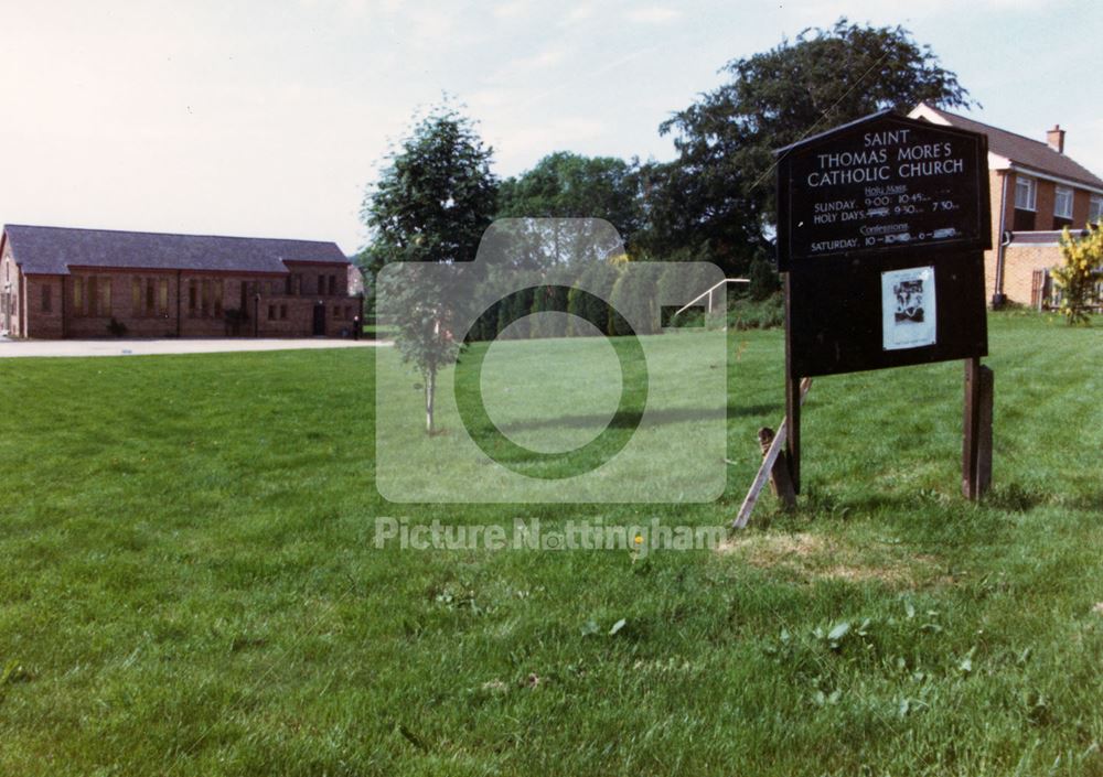 St Thomas Moore's Church, Glenwood Avenue, Wollaton, 1954