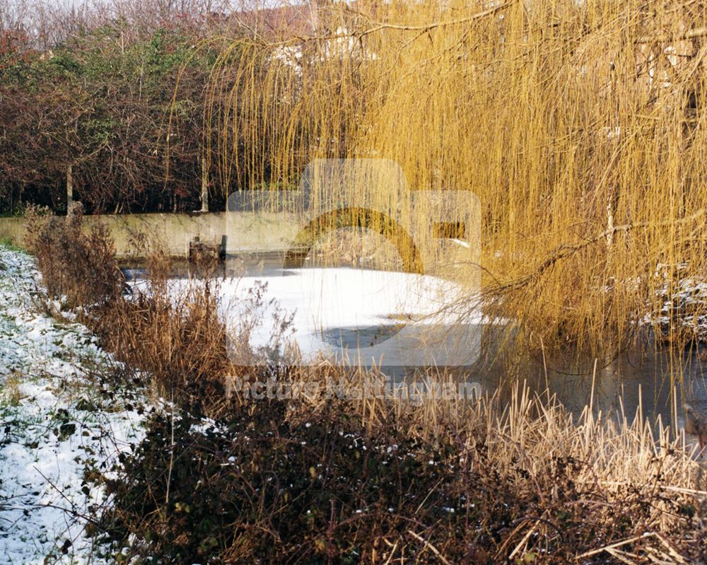 re-emergence of the Canal in West Bridgford - Looking north