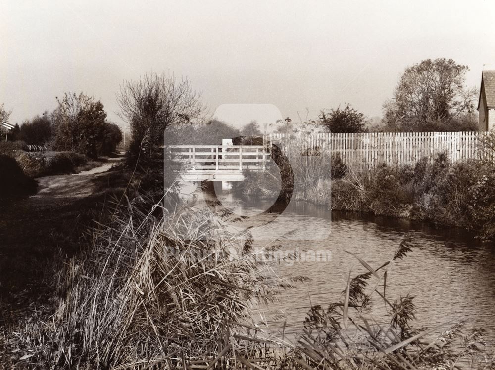 Clark's Swing Bridge (no5) - Looking North West :replaced by Low Concrete Bridge