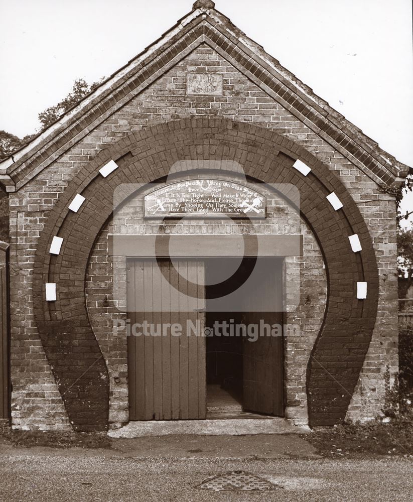 Old Smithy, Main Street, Gonalston, 1976