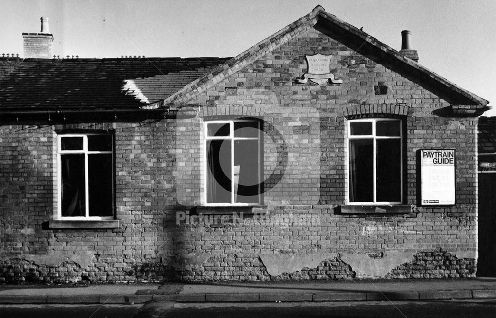 Carnarvon Reading room, Burton Joyce, 1976