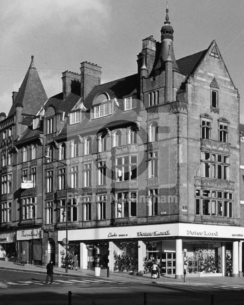 Russell Chambers, King Street, Nottingham, 1977