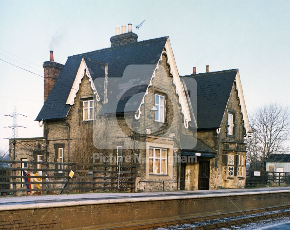 Railway Station, Station Road, Thurgarton, 1980