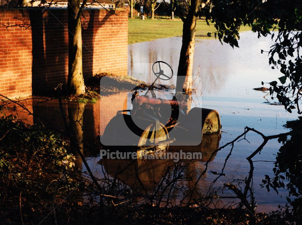 Floods in Lowdham: The Cricket Field