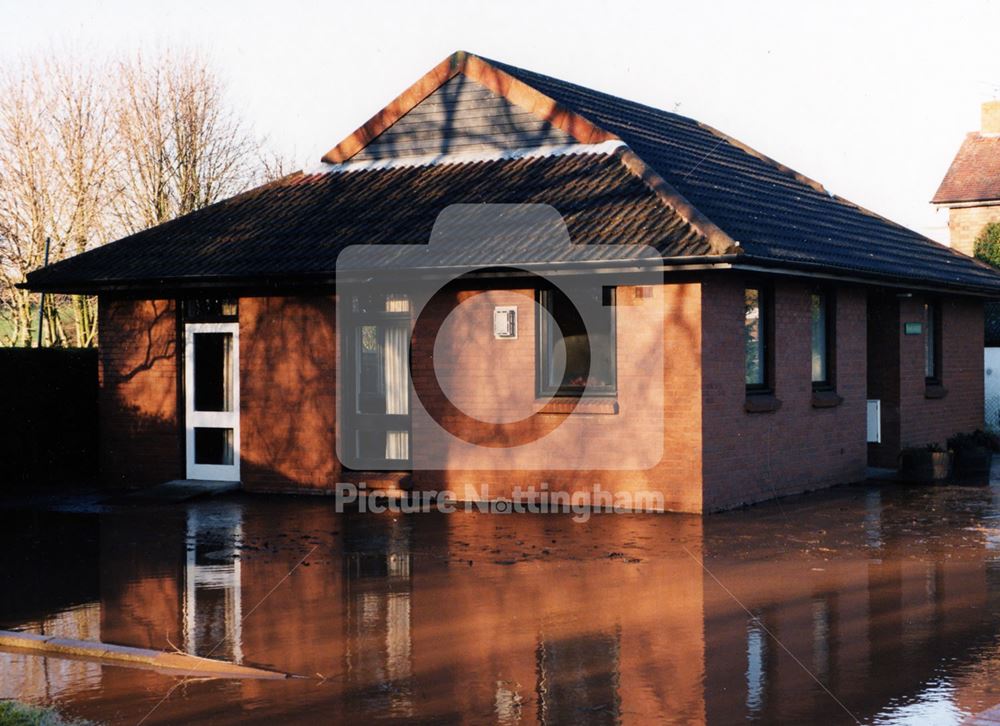 Floods at Women Institute, Lowdham, 1999