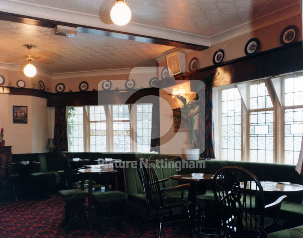 Lounge Bar of the Four Bells Public House, 87 Main Street, Woodborough, 1999