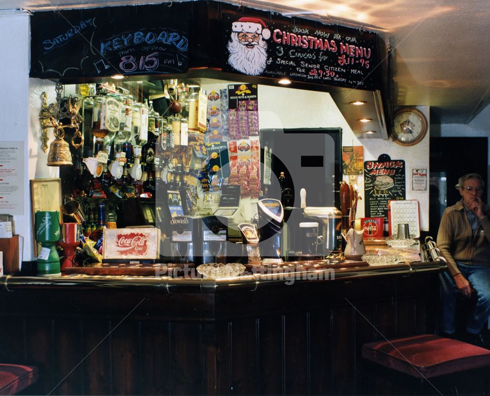 Lounge Bar of the Railway Inn prior to Re-furbishment Station Rd, Lowdham, 1998