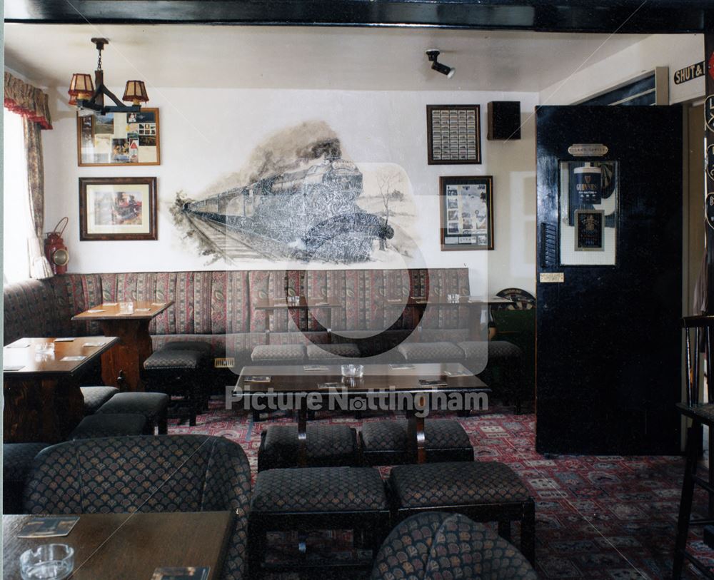 Lounge Bar of the Railway Inn prior to Re-furbishment Station Rd, Lowdham, 1998