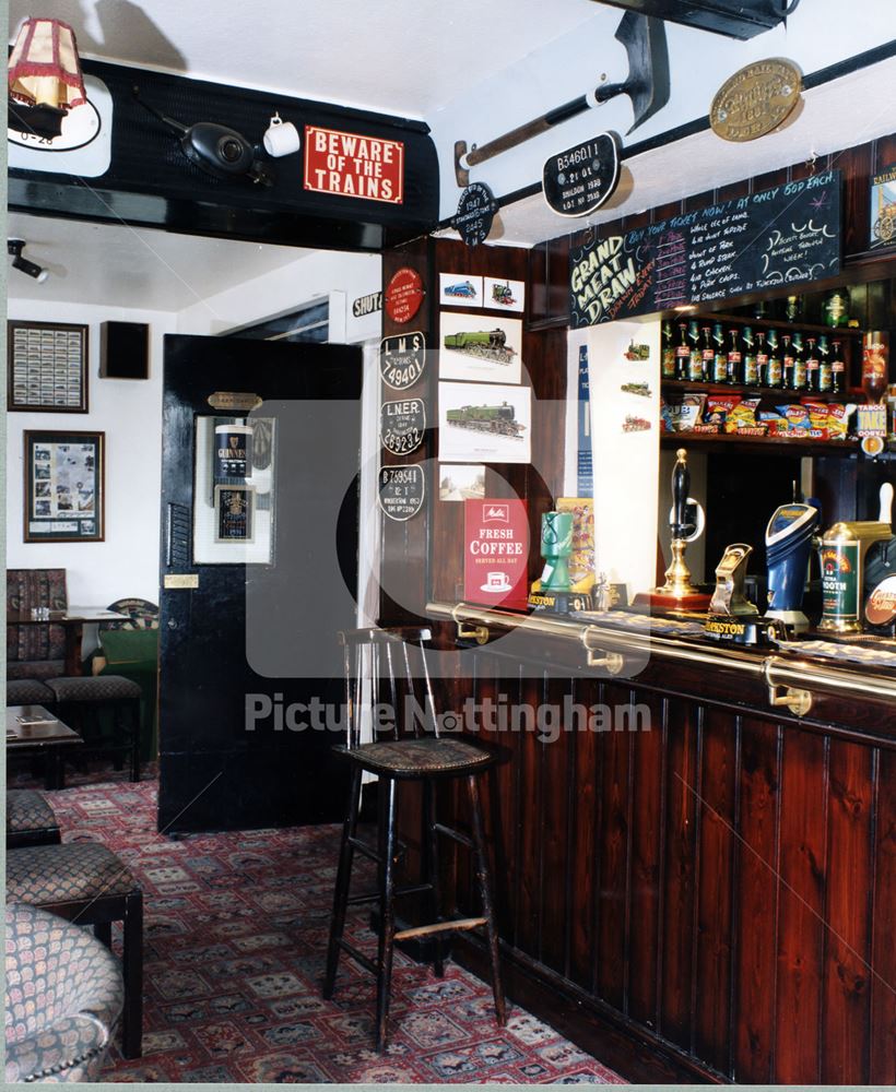 Lounge Bar of the Railway Inn prior to Re-furbishment Station Rd, Lowdham, 1998