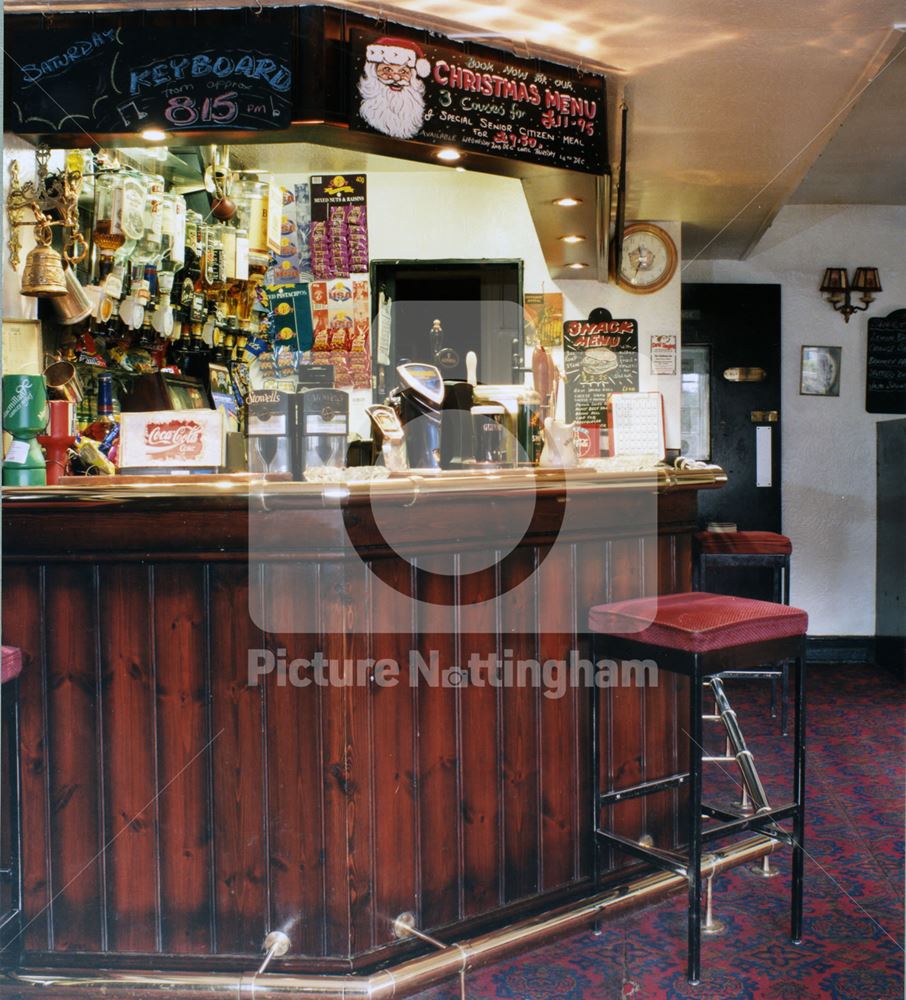 Lounge Bar of the Railway Inn prior to Re-furbishment Station Rd, Lowdham, 1998