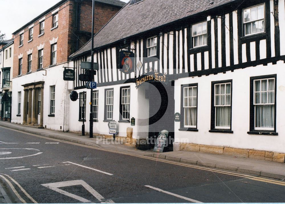 Saracens Head, Market Place, Southwell, 1997