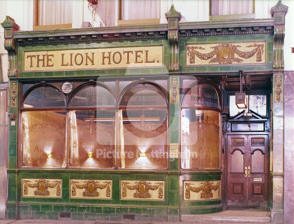 Lion Hotel, Clumber Street, Nottingham, 1973 