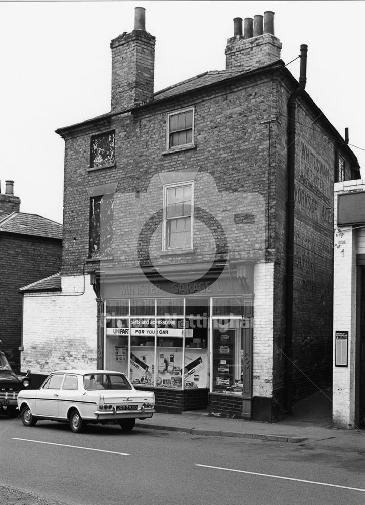 Premises of the former White Swan, King Street, Southwell, 1973