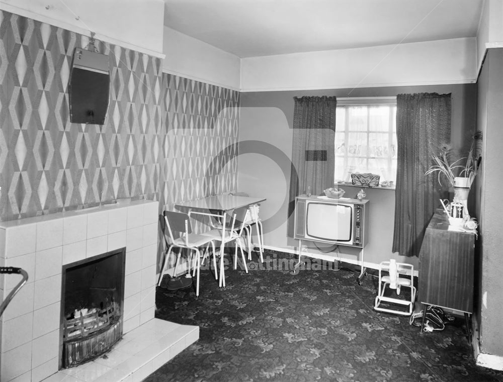 Interior of house in Stockhill Lane