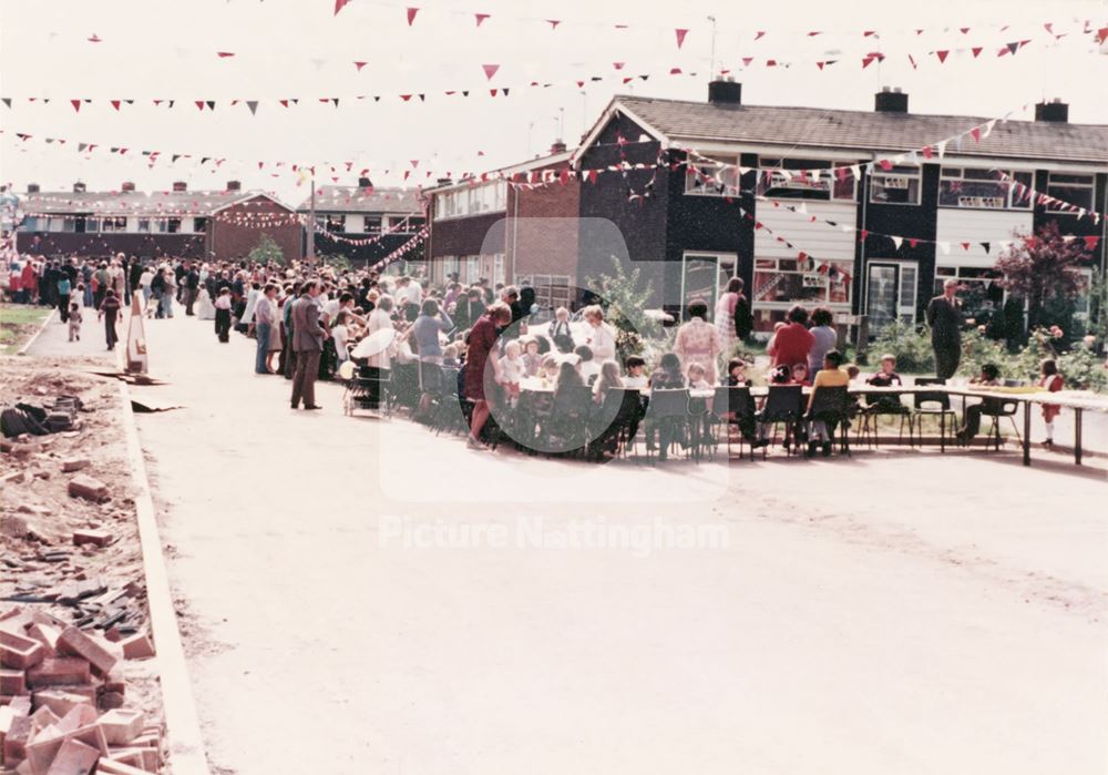 Street party, Queen's Silver Jubilee