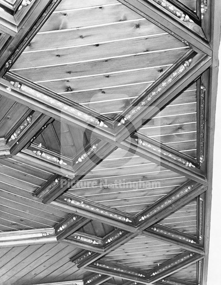 Timber ceiling in Watson Fothergill's House