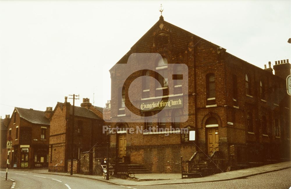 Evangelical Free Church Chapel, St Peter's Street, Radford, Nottingham, c 1965