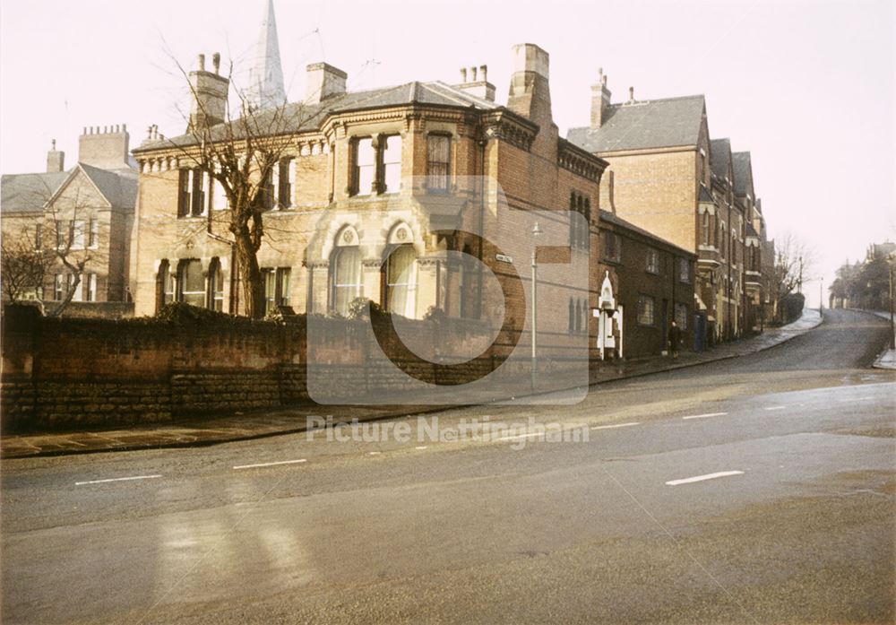 The Watson Fothergill designed 'Lindum House', Burns Street, looking towards Forest Road