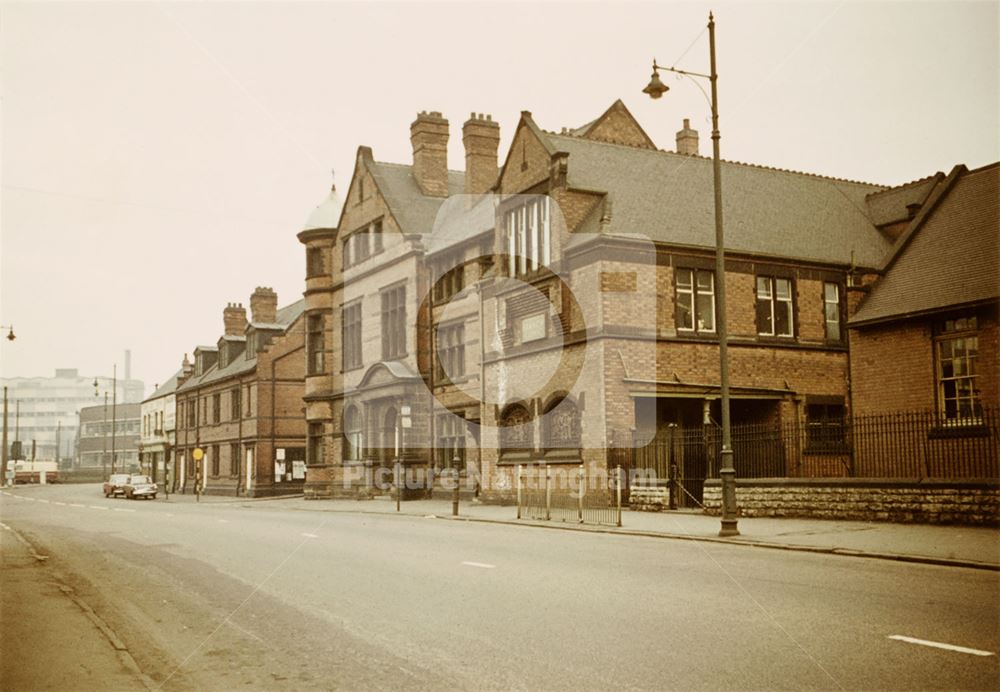 The Watson Fothergill designed Leenside Police Station, Canal Street, Nottingham, c 1964