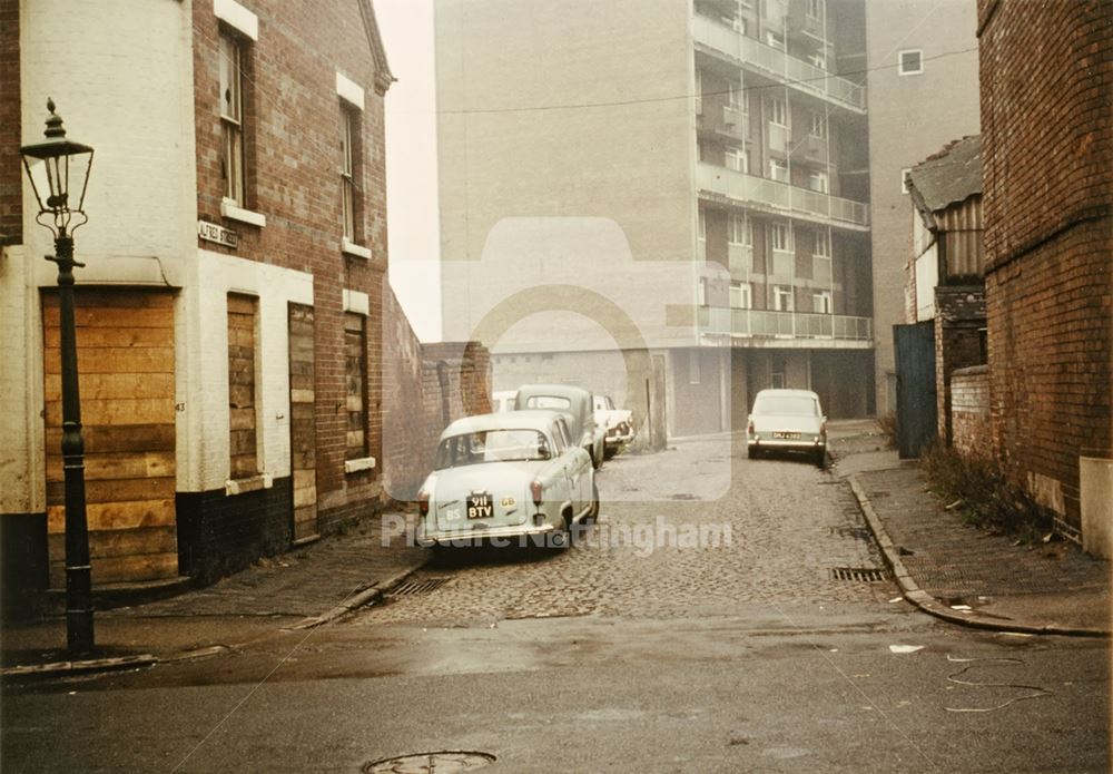 Alfred Street looking from Boden Street - This location was used in 'Saturday Night and Sunday Morni