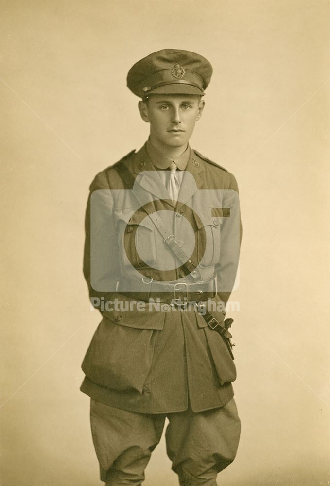 John Ashley Player, Robin Hood Battalion, c 1916