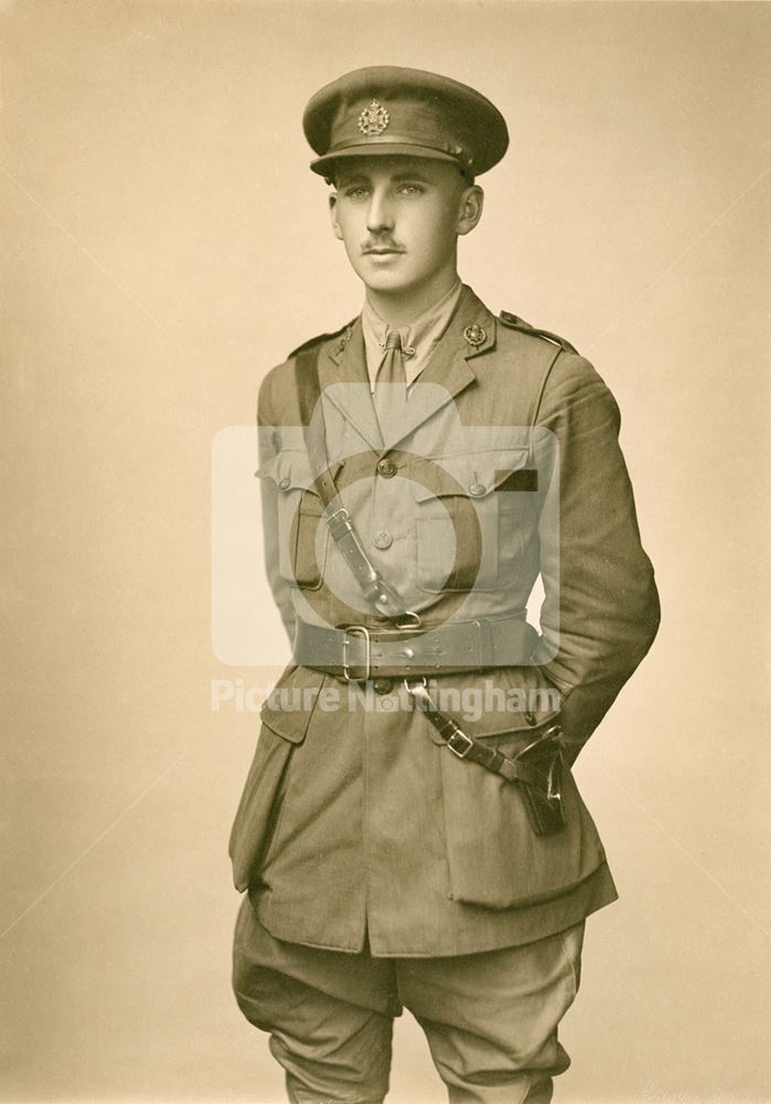 Lieutenant W F Player, Nottingham, c 1915