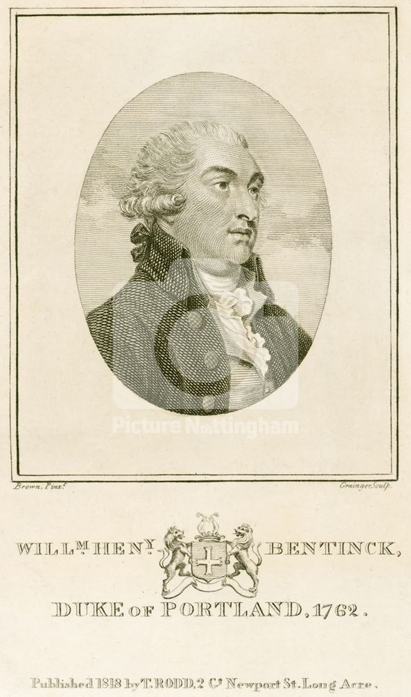 William Henry Bentinck, Duke of Portland, 1762