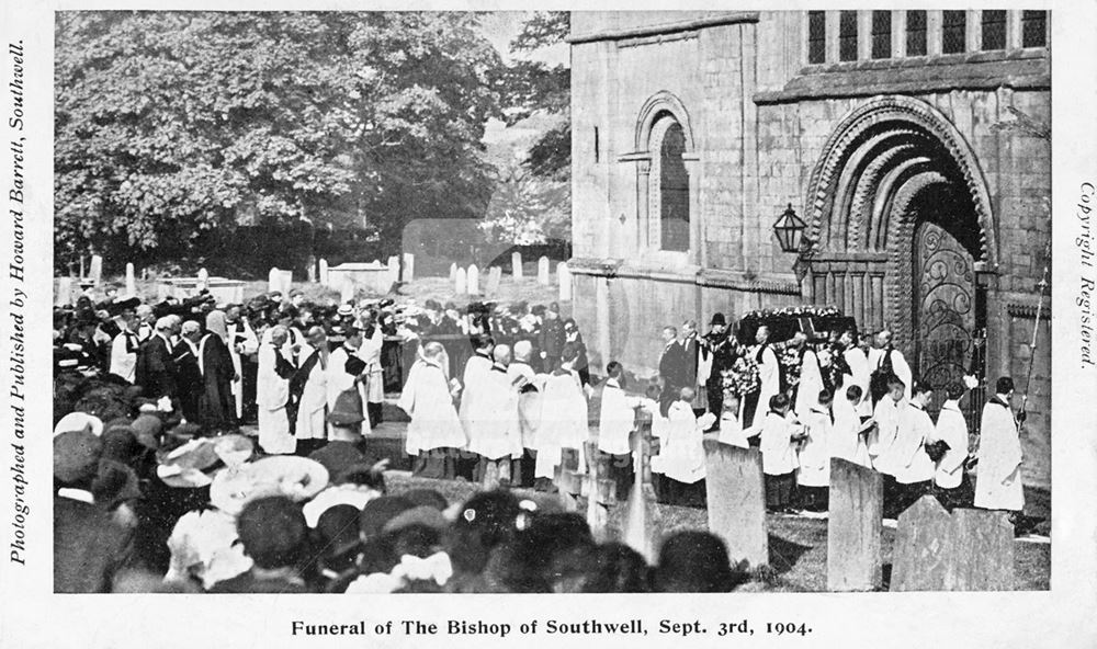 Funeral of The Right Reverend George Ridding (1828-1904), Bishop of Southwell