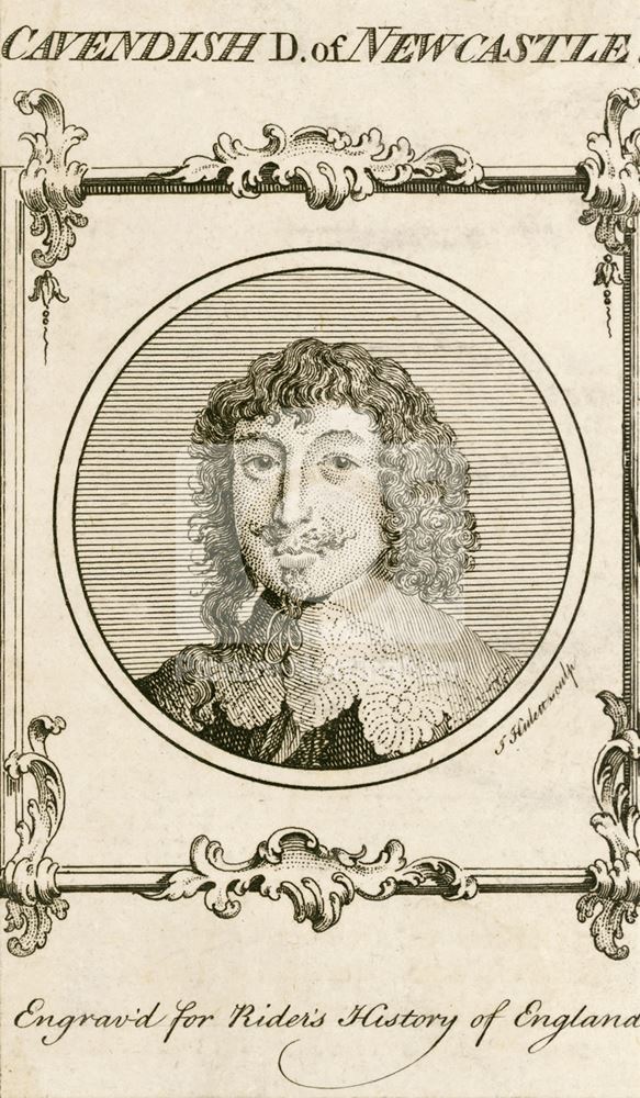 William Cavendish, 1st Duke of Newcastle - engraved for 'A Rider's History of England'