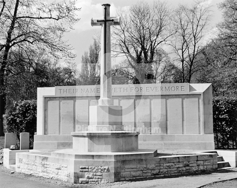 War Memorial in the Canning Cemetary.