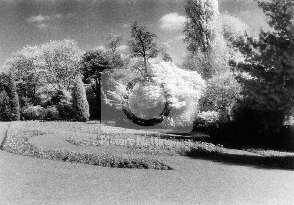 Arboretum in Spring on infared, Waverley Street, Nottingham, 1997