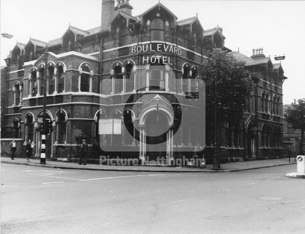 Boulevard Hotel, Radford Boulevard, Radford, 1966