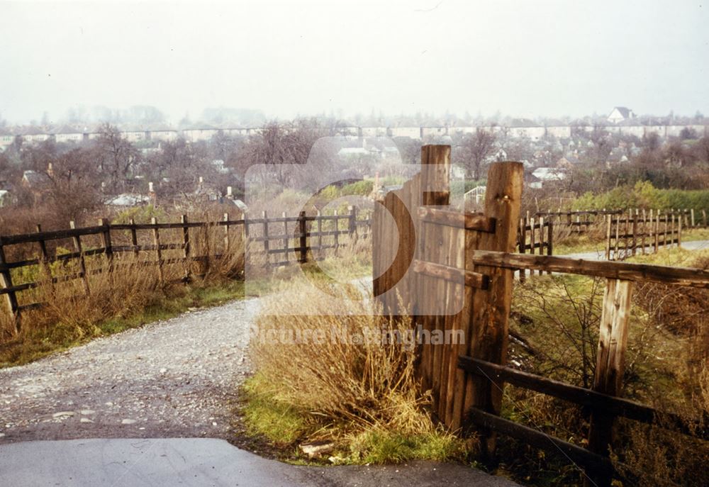 Beechdale from Radford Bridge, Nottingham, 1966