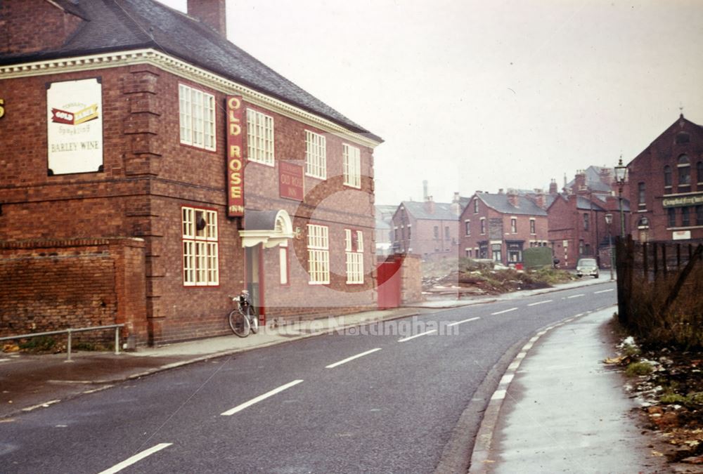 Old Rose Inn, St Peter's Street, Radford, 1966