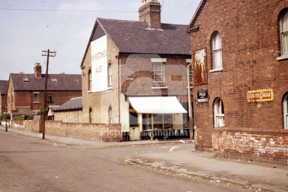 Vane Street, Radford Bridge Road, Radford, 1966