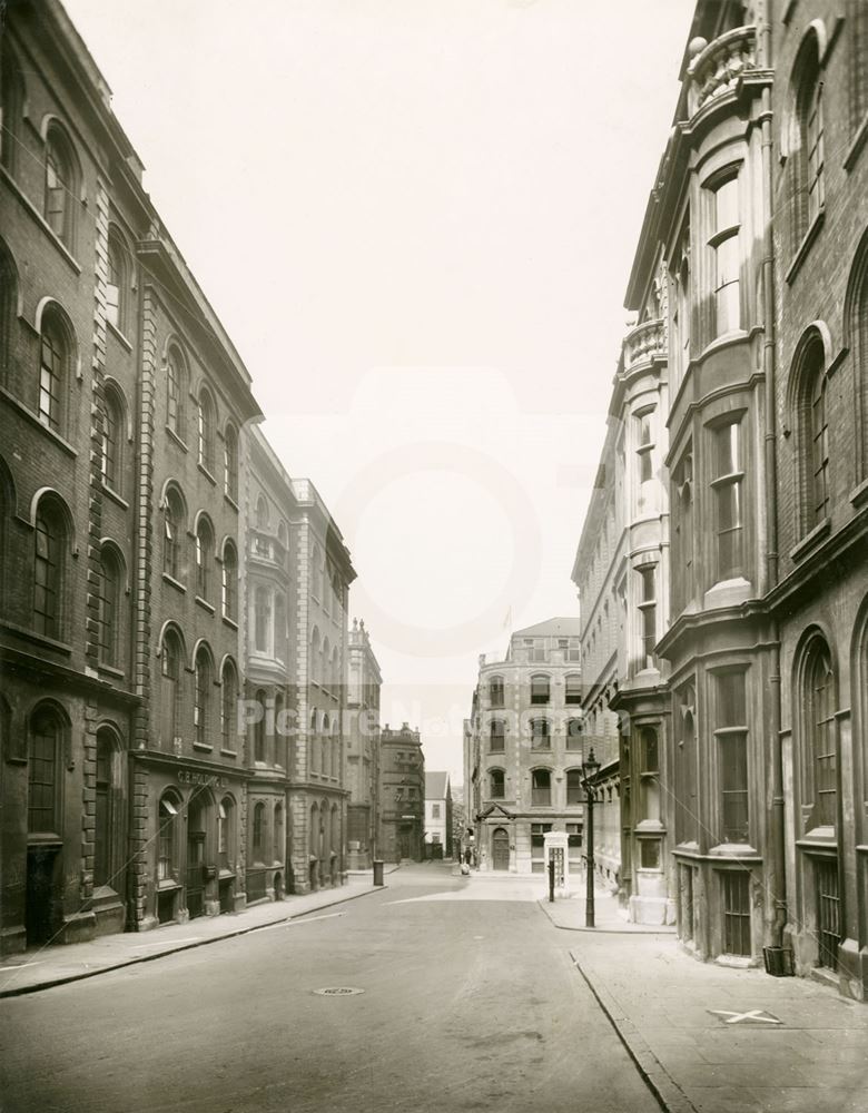 Broadway, Lace Market, 1945