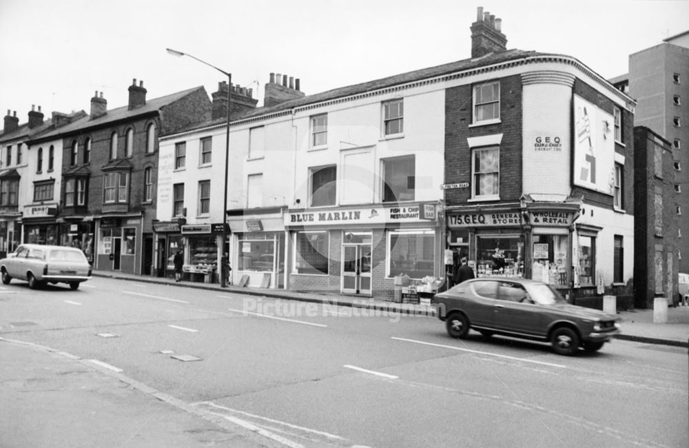 Alfreton Road, Radford 1976