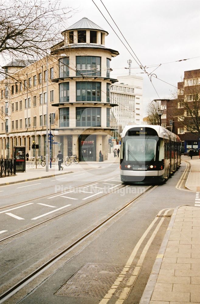 Nottingham Express Transit, Goldsmith Street, Nottingham, 2004