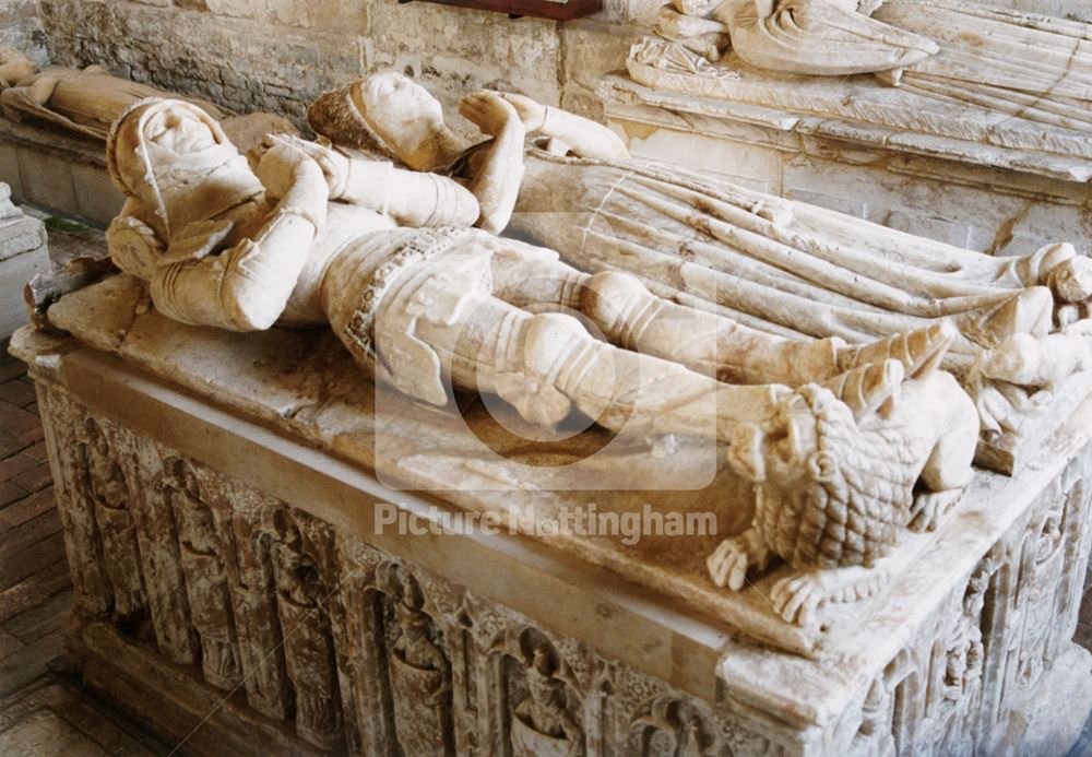 Tomb of Sir Hugh and Lady Willoughby in St Mary and All Saints' Church, Willoughby on the Wolds, 199