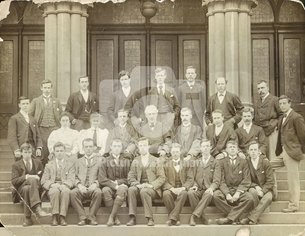 University College, Shakespeare Street, staff c1887