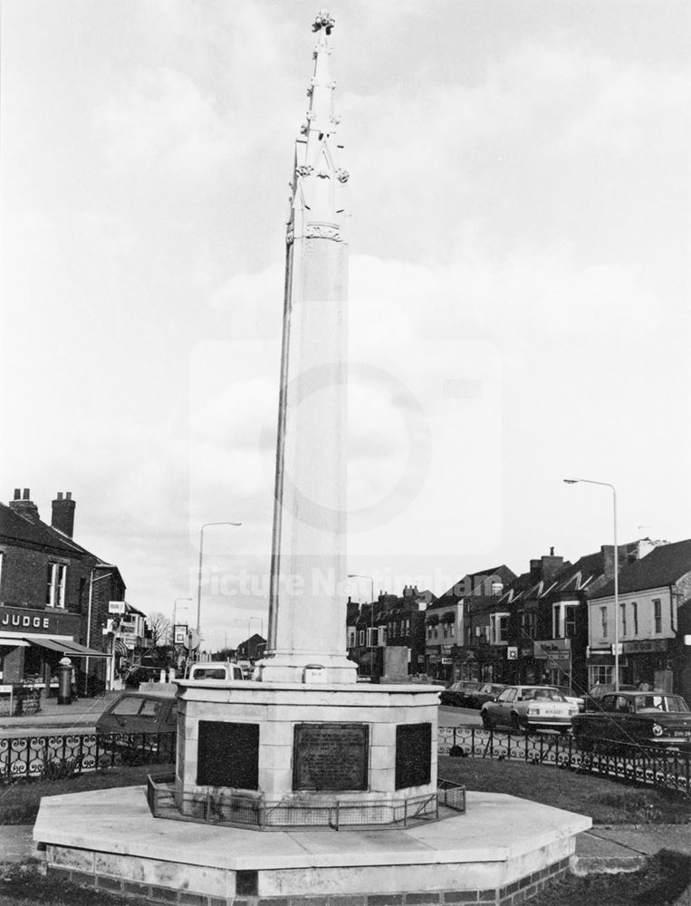 Mapperley War Memorial 1987