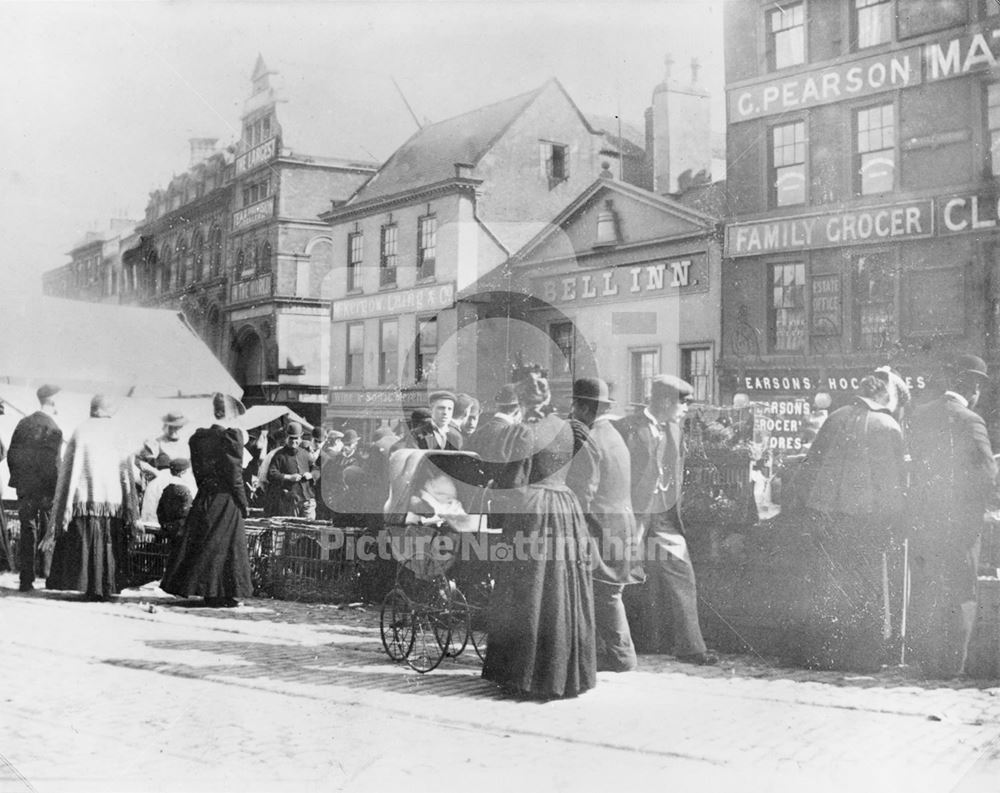 Angel Row, c 1890