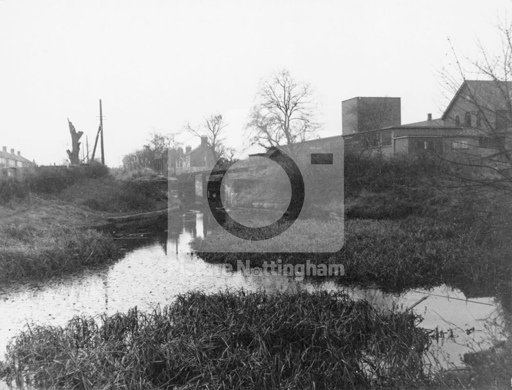 Wollaton Colliery and Canal Lock, 1966