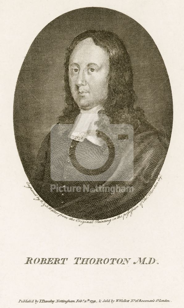 Dr. Robert Thoroton, (1623-1698)