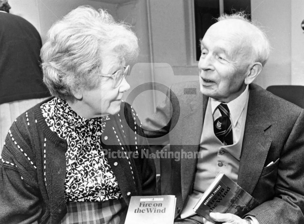 Geoffrey Trease with Tessa Cripwell, 1993